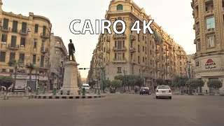 Cairo 4K  Driving Downtown  Egypt [upl. by Larina]