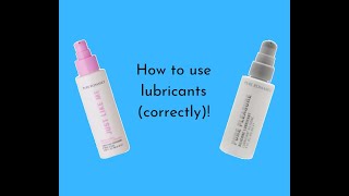 HOW TO USE LUBRICANTS CORRECTLY  PURE ROMANCE [upl. by Vatsug159]