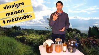 😋👍 4 MANIERES DE FAIRE SON VINAIGRE MAISON 😋👍 [upl. by Assirroc]