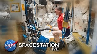 Space Station Live The ISS Workout Plan [upl. by Kado]