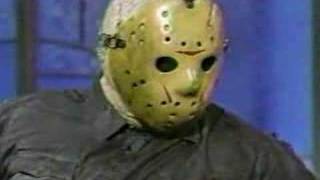 Jason Voorhees on talk show [upl. by Tenn432]