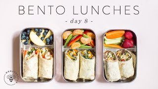 3 Healthier BENTO BOX Lunch Ideas 🐝 DAY 8  HONEYSUCKLE [upl. by Attennaj]