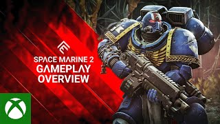 Warhammer 40000 Space Marine 2  Gameplay Overview Trailer [upl. by Pacifica263]