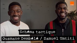 OUSMANE DEMBÉLÉ  SAMUEL UMTITI ⭐️⭐️  Schéma tactique 📃🖍  Team Orange Football TeamOrange [upl. by Akinnor7]