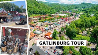 Gatlinburg Tennessee Walking Tour [upl. by Adnael]