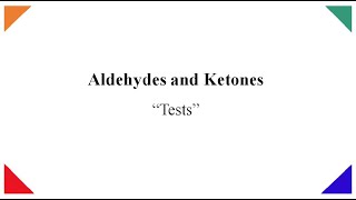 Aldehydes and Ketones TestsOrganic Chemistry Lab [upl. by Nali]