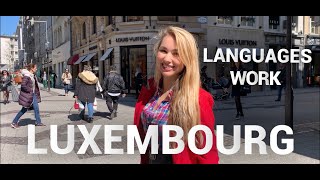 LUXEMBOURG STEET TALK LANGUAGES WORK [upl. by Ramu]