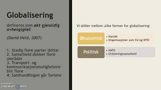 Globalisering definisjon og forklaring [upl. by Heuser147]