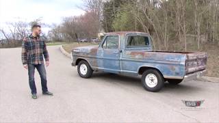 TREMEC Magnum Ford F100 Driving and Review [upl. by Akcinehs571]