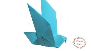 Cómo hacer una paloma de papel  Origami fácil paso a paso origami origamifacil [upl. by Meingolda]