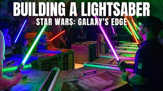 Building a Lightsaber at Walt Disney World  Savi’s Workshop Full Experience [upl. by Yhtnomit703]