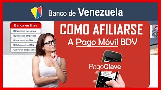 ▷ Cómo ACTIVAR Pago Móvil del BANCO DE VENEZUELA [upl. by Finzer]