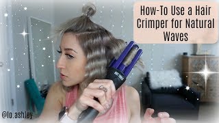 Using a HAIR CRIMPER to Create Natural Waves [upl. by Natala4]