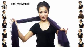 25 Ways to Wear a Scarf in 45 Minutes [upl. by Onitnevuj]