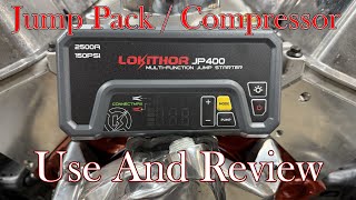 Lokithor Jump Starter Compressor Review [upl. by Demetria]