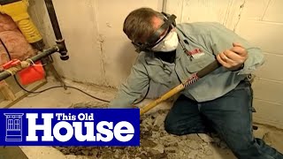 How to Install a Sump Pump  This Old House [upl. by Brentt]