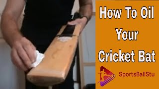 How To Oil A Cricket Bat [upl. by Delastre]