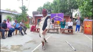 nepali comedy dance jhamke guleli 😂🤣 [upl. by Nylsirhc]