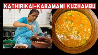 Kathirikai  Karamani Kuzhambu by Revathy Shanmugam [upl. by Gladdie]