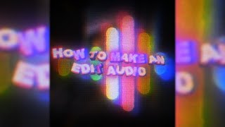 Edit Audio Tutorial After Effects [upl. by Naujaj15]