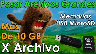 El archivo es demasiado grande para el sistema de archivos de destino [upl. by Edaj]