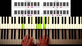 How to play Stevie Wonder  Overjoyed Original Piano lesson Tutorial by Piano Couture [upl. by Almund]