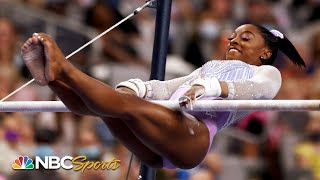 Simone Biles eyes 7th National Title after dominating night one performance  NBC Sports [upl. by Dixil]