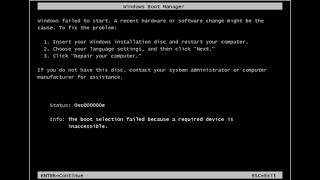 Windows\System32\Config\System Missing Or Corrupt Fix Tutorial [upl. by Coit343]