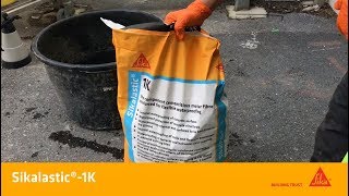 Sikalastic®1K Vattentätande fiberförstärkt cementbruk [upl. by Limemann414]