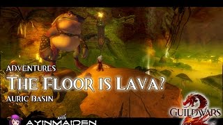 Guild Wars 2  Adventure  The Floor is Lava Gold [upl. by Eirac672]