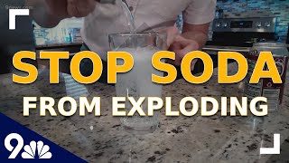 Science Minute How to keep a soda can from exploding [upl. by Aneehsar]