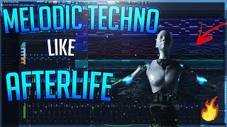 How To Melodic Techno In FL Studio Afterlife Style [upl. by Reinaldos]