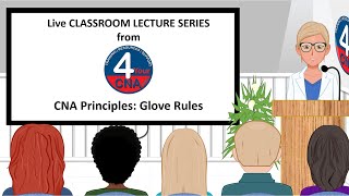 CNA Principles Classroom Lecture Glove rules [upl. by Ress]