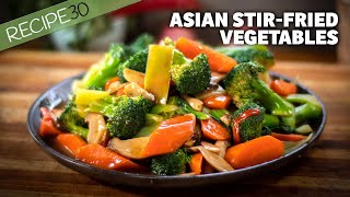 Asian stir fried vegetables [upl. by Odraude]