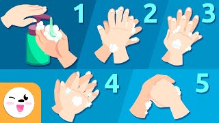 10 Steps to Washing Your Hands Short Version  Hygiene Habits for Kids [upl. by Eseilenna327]