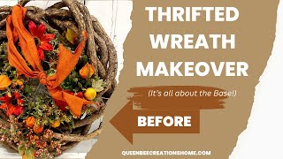 Make Over a Thrifted Wreath [upl. by Calv569]