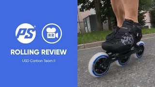 Powerslide Final 125 Racing inline skates  Rolling Review [upl. by Nebra331]