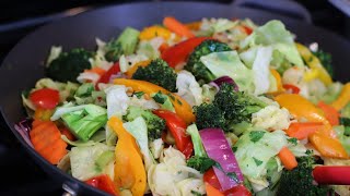 Simple Vegetable Stir Fry You Will Love [upl. by Anileh747]