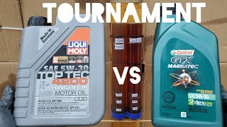 Castrol vs liqui moly oil tournament [upl. by Oag996]