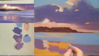 Acrylic landscape painting techniques Lessons for beginners Part 3 [upl. by Eseilana183]