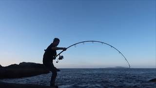 Fishing the South Coast rocks for huge fish [upl. by Gavin415]