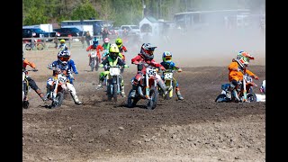 Motocross Kids  early morning MX starts and battles full [upl. by Yelnahs]