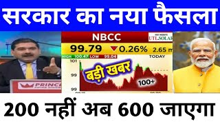 Nbcc Stock Latest News Today 🚨  NBCC  Newd and Updates  Tommorow targets Markett247 [upl. by Malkin]