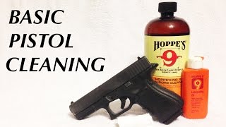 Basic SemiAuto Pistol Cleaning [upl. by Mikal704]