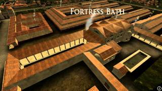 Animation of ancient Roman Fort in Caerleon Wales [upl. by Montanez]