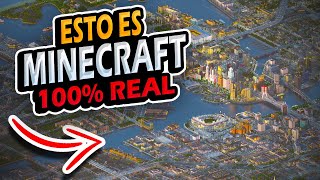 Estos Jugadores Crearon La Ciudad MÁS GRANDE de Minecraft [upl. by Segalman]