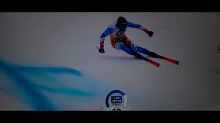 Cyprien Sarrazin Wengen Downhill Crash [upl. by Mikel]