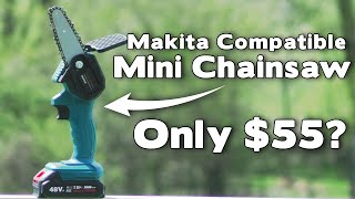 Mini Cordless Chainsaw Review  Is It Any Good [upl. by Pelagia]