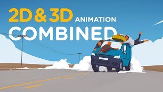 2D amp 3D Animation Combined [upl. by Anaujik103]