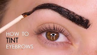 How To Tint Brows At Home Tutorial  Shonagh Scott [upl. by Dash]